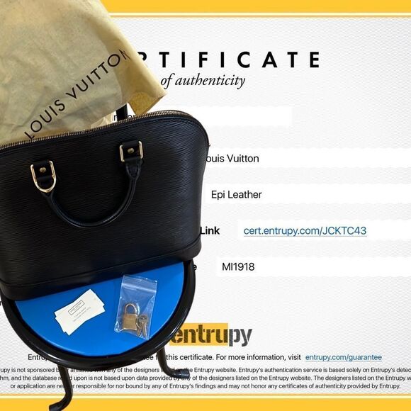 🖤LOUIS VUITTON EPI NOIR ALMA - Picture 4 of 17